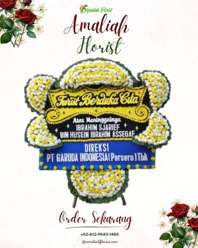 Papan Bunga Duka di Rowosari