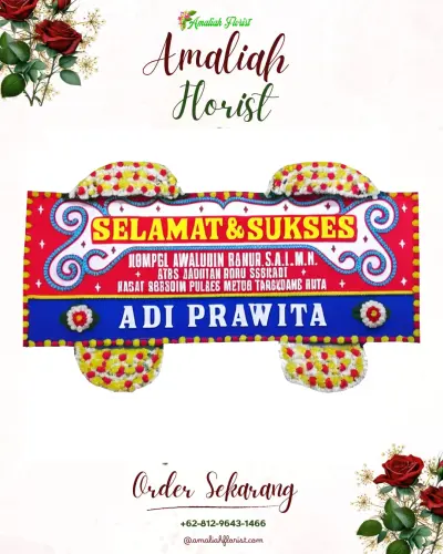 Karangan Bunga Ucapan Selamat di Rowosari