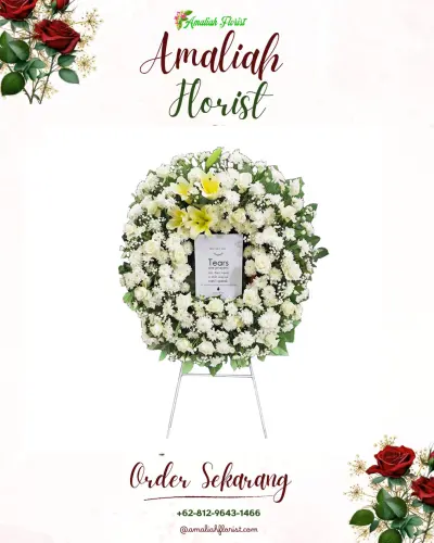Krans Bunga Duka Cita di Rowosari